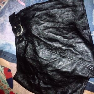 Leather skirt